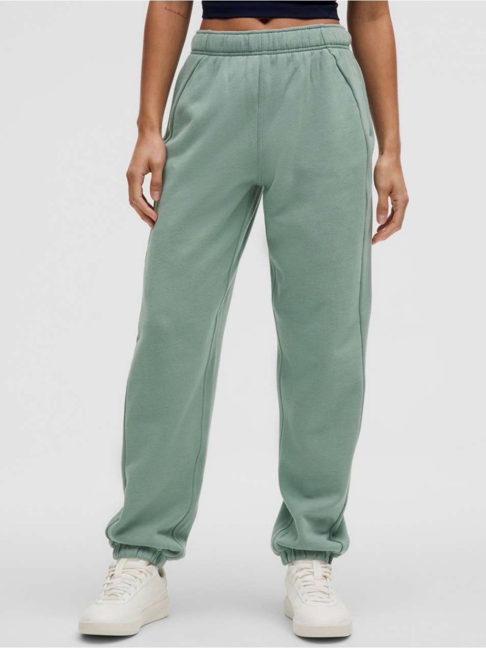 Lululemon Scuba Mid-Rise Oversized Jogger *Regular Crater Blue Women’s XXS NWOT - Picture 1 of 14